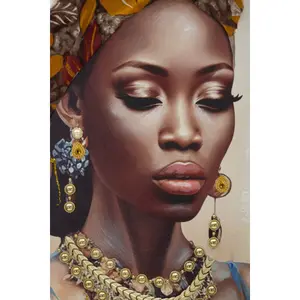 Väggdekoration målning på duk med ram Mauro Ferretti Ayda A image-4