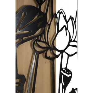 Διακόσμηση τοίχου Mauro Ferretti Lotus Ferro E Wood image-4
