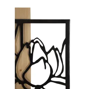 Διακόσμηση τοίχου Mauro Ferretti Lotus Ferro E Wood image-2