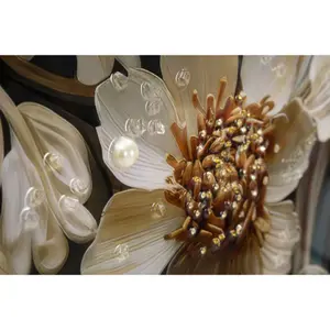 Wanddekoration Leinwandmalerei mit Rahmen Mauro Ferretti Laccato Narcy B image-2