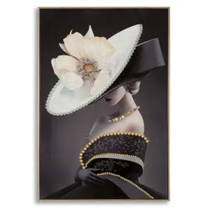 Framed canvas wall art Mauro Ferretti Laccato Wien B image-0