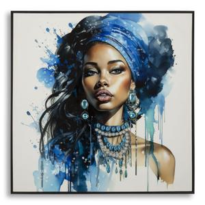 Framed canvas wall art Mauro Ferretti Laccato Altea