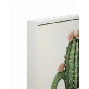 Décoration murale impression sur étoile avec cadre pot de cactus B Mauro Ferretti Laccata image-4