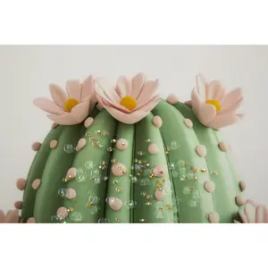 Décoration murale impression sur étoile avec cadre pot de cactus B Mauro Ferretti Laccata image-2