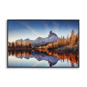 Wanddekoration Druck auf Stern mit Rahmen in Form eines Sees Mauro Ferretti Laccata image-0