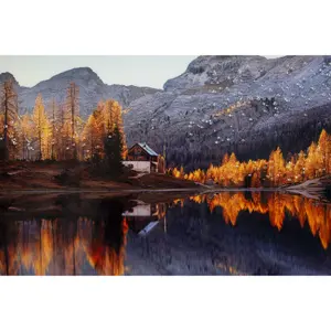 Wanddekoration Druck auf Stern mit Rahmen in Form eines Sees Mauro Ferretti Laccata image-3