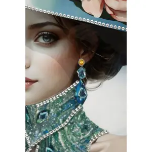 Framed canvas wall art Mauro Ferretti Laccato Pam B image-3