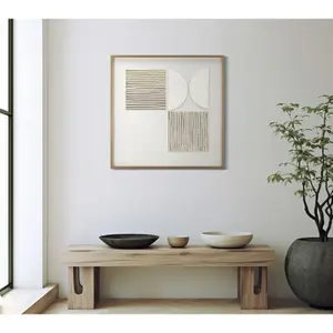 Wanddekoration abstrakte Malerei auf Leinwand mit Rahmen Mauro Ferretti A image-1