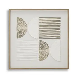 Wanddekoration abstrakte Malerei auf Leinwand mit Rahmen Mauro Ferretti B image-0