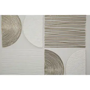 Wanddekoration abstrakte Malerei auf Leinwand mit Rahmen Mauro Ferretti B image-2