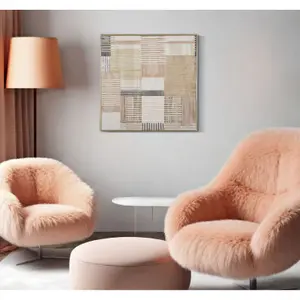 Wanddeko - Druck auf Stern gemalt Mauro Ferretti Lignes B image-1