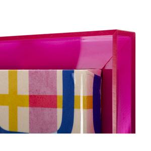 Psychedelic star print wall decoration with frame Mauro Ferretti Laccatto image-3