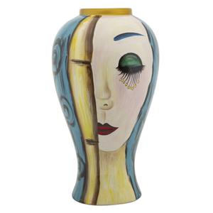 Vaso Mauro Ferretti Ceramica Art Face