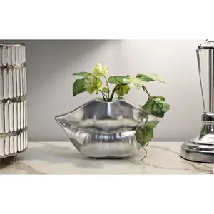 Βάζο Mauro Ferretti Mouth Lip Silver image-4