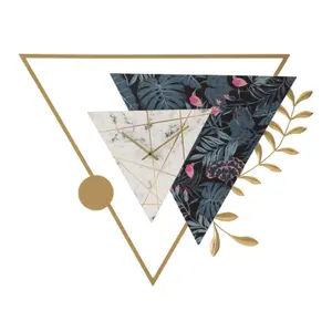 Αναλογικό ρολόι τοίχου Mauro Ferretti Triangle image-0