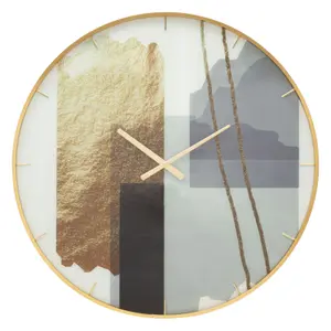 Αναλογικό ρολόι τοίχου Mauro Ferretti Glass motif image-0