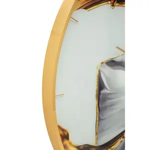 Αναλογικό ρολόι τοίχου Mauro Ferretti Glass Rose image-1