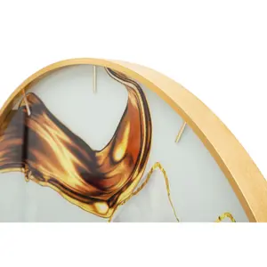 Αναλογικό ρολόι τοίχου Mauro Ferretti Glass Rose image-3