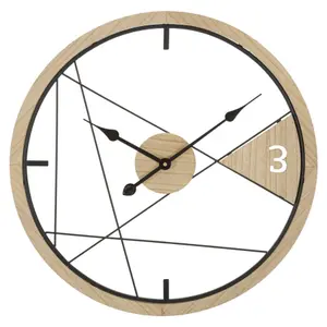 Αναλογικό ρολόι τοίχου Mauro Ferretti Geometric Design image-0