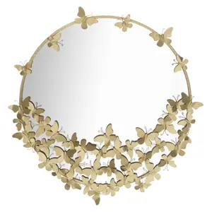 New round mirror Mauro Ferretti Farfalle image-0