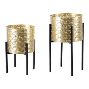 142623000a-cache-pot-mauro-ferretti-glissy-x2-gold-black-21x38-19x28-cm