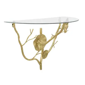 Table de chevet mural plateau en verre Mauro Ferretti Tisty image-0