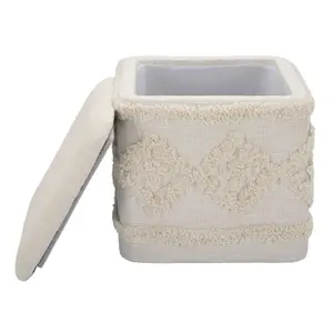 Puff med opbevaring Mauro Ferretti Damasco Quadrato image-2