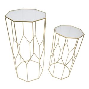 Side table Mauro Ferretti New Glass (x2) image-1