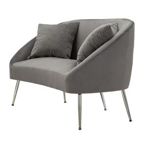 Bank met kussen Mauro Ferretti Silvery image-2