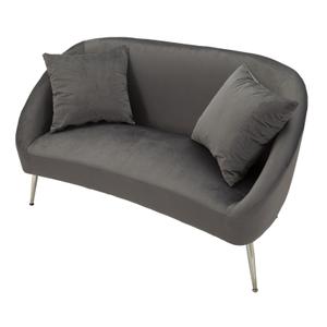 Bank met kussen Mauro Ferretti Silvery image-3