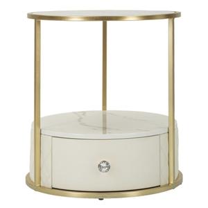 Round bedside table Mauro Ferretti Sharon image-1