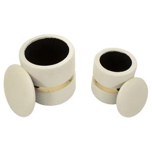 Pufa z miejscem do przechowywania Mauro Ferretti Sheffild (x2) image-2