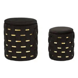 Storage pouf Mauro Ferretti Shanty (x2)