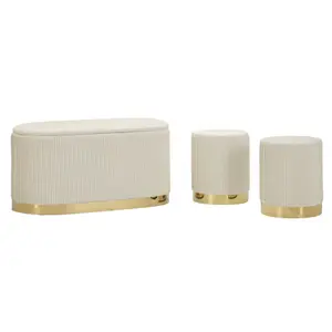 Bank mit Behälter und Hockern Mauro Ferretti Shopy (x3) image-2