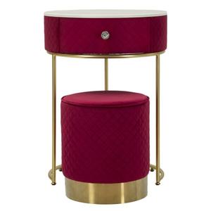 142880000r-table-de-chevet-coiffeuse-mauro-ferretti-vellit-x2-red-gold-52x70-36x39-cm