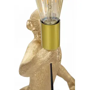 Επιτραπέζια λάμπα Mauro Ferretti Monkey Oro image-4