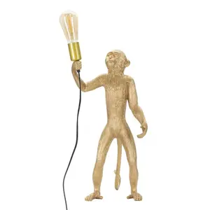 Επιτραπέζια λάμπα Mauro Ferretti Monkey Oro image-0
