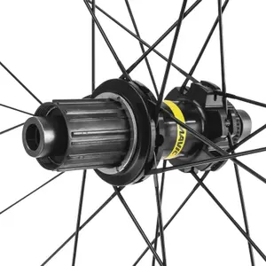 Rear wheel thru axle cassette spokes rim Mavic 700 Aksium Disc Centerlock 12-142 Shimano 20 622-17 image-2