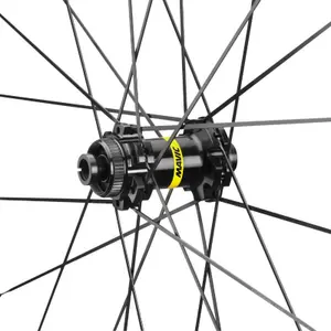 Roue gravel avant 6 trous axe traversant cassette jante Mavic 700 Allroad Tubeless Ready Disc 12-142 Shimano 622-22 image-1