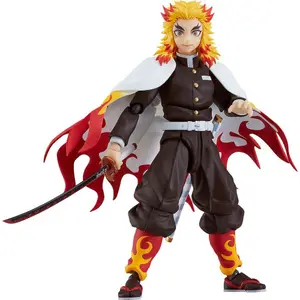Figurine Max Factory Demon Slayer: Kimetsu No Yaiba Figma Kyojuro Rengoku image-0