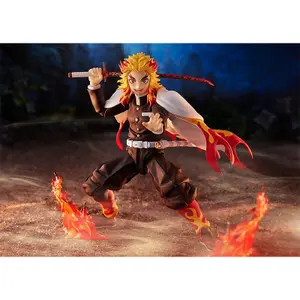 Figurine Max Factory Demon Slayer: Kimetsu No Yaiba Figma Kyojuro Rengoku image-1