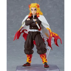 Figurine Max Factory Demon Slayer: Kimetsu No Yaiba Figma Kyojuro Rengoku image-6