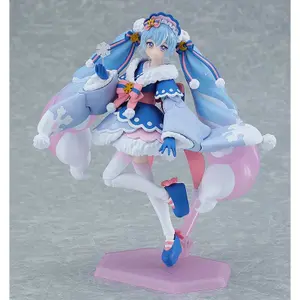Figurita de coleccionista Max Factory Character Vocal Series 01 Hatsune Miku Figma Snow Miku Serene Winter Ver. image-3