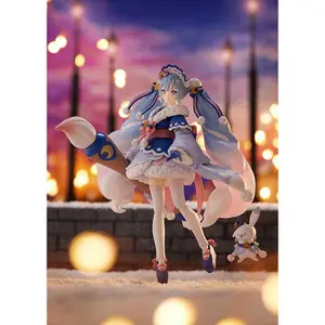 Figurita de coleccionista Max Factory Character Vocal Series 01 Hatsune Miku Figma Snow Miku Serene Winter Ver. image-6