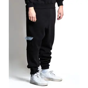 Pantalon de jogging cargo en molleton à empiècements Maxfort BL38 image-1