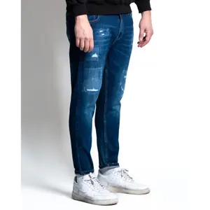 Jeans Tapered stretch efeito desgastado Maxfort BL38 image-1