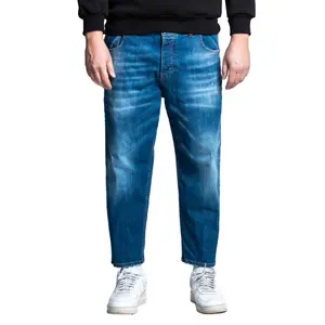 Jeans Straight Curto Stretch Maxfort BL38