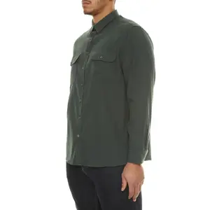 Chemise col boutonné en flanelle de coton Maxfort Easy image-1