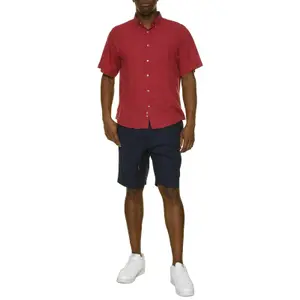Leinen-Mix-Bermuda mit Kordelzug Maxfort Easy image-4