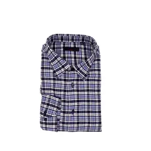 Chemise à carreaux en flanelle de coton Maxfort Easy image-0